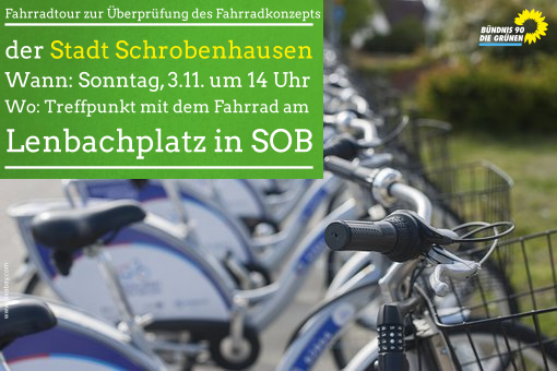 Fahrradtour zur Überprüfung des Fahrradkonzepts der Stadt Schrobenhausen