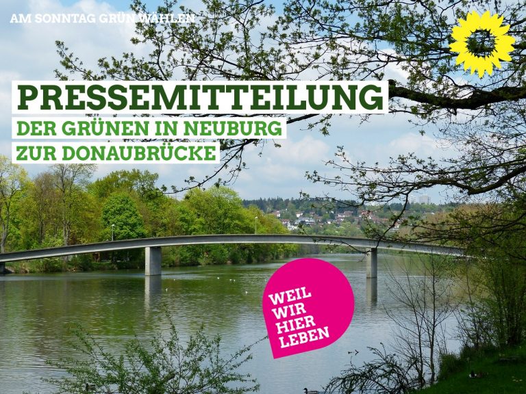 Pressemitteilung der Grünen in Neuburg (4.3.20)