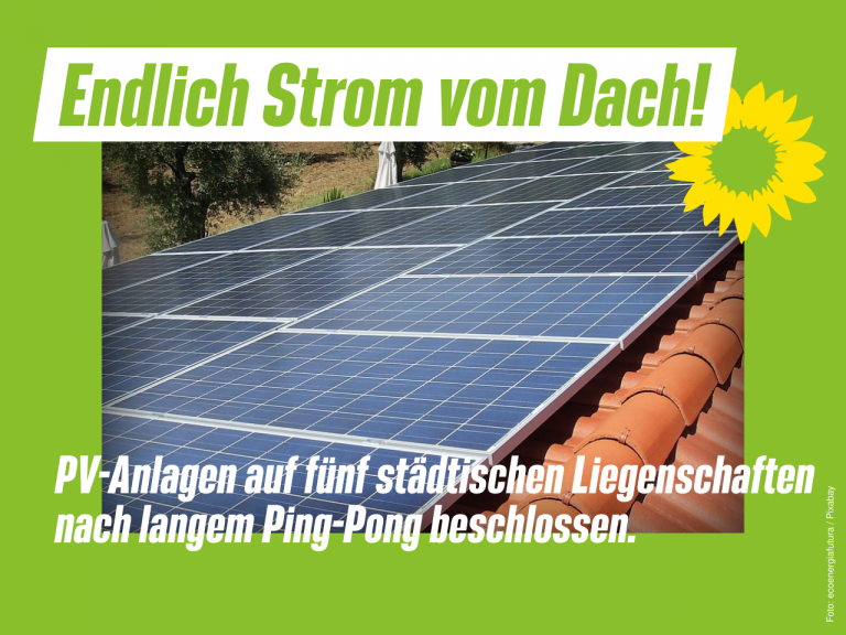 Endlich erster Schritt getan für PV-Anlagen auf öffentlichen Dächern in Neuburg